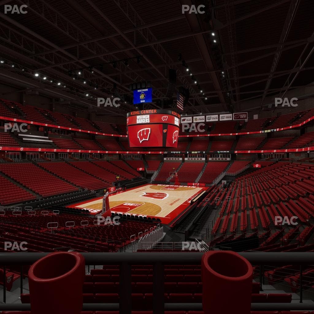 Kohl Center - Section 127 Wc Seat View