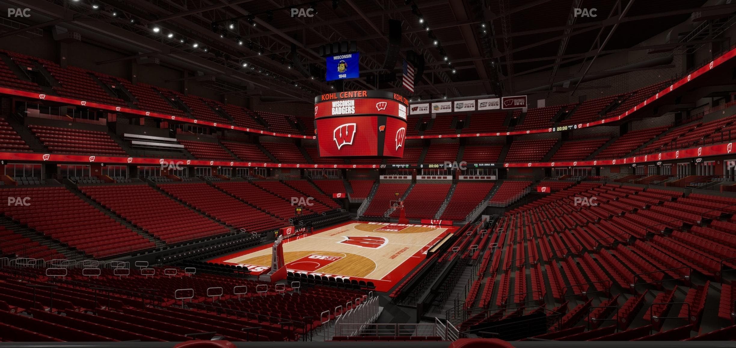 Kohl Center - Section 127 Wc Seat View
