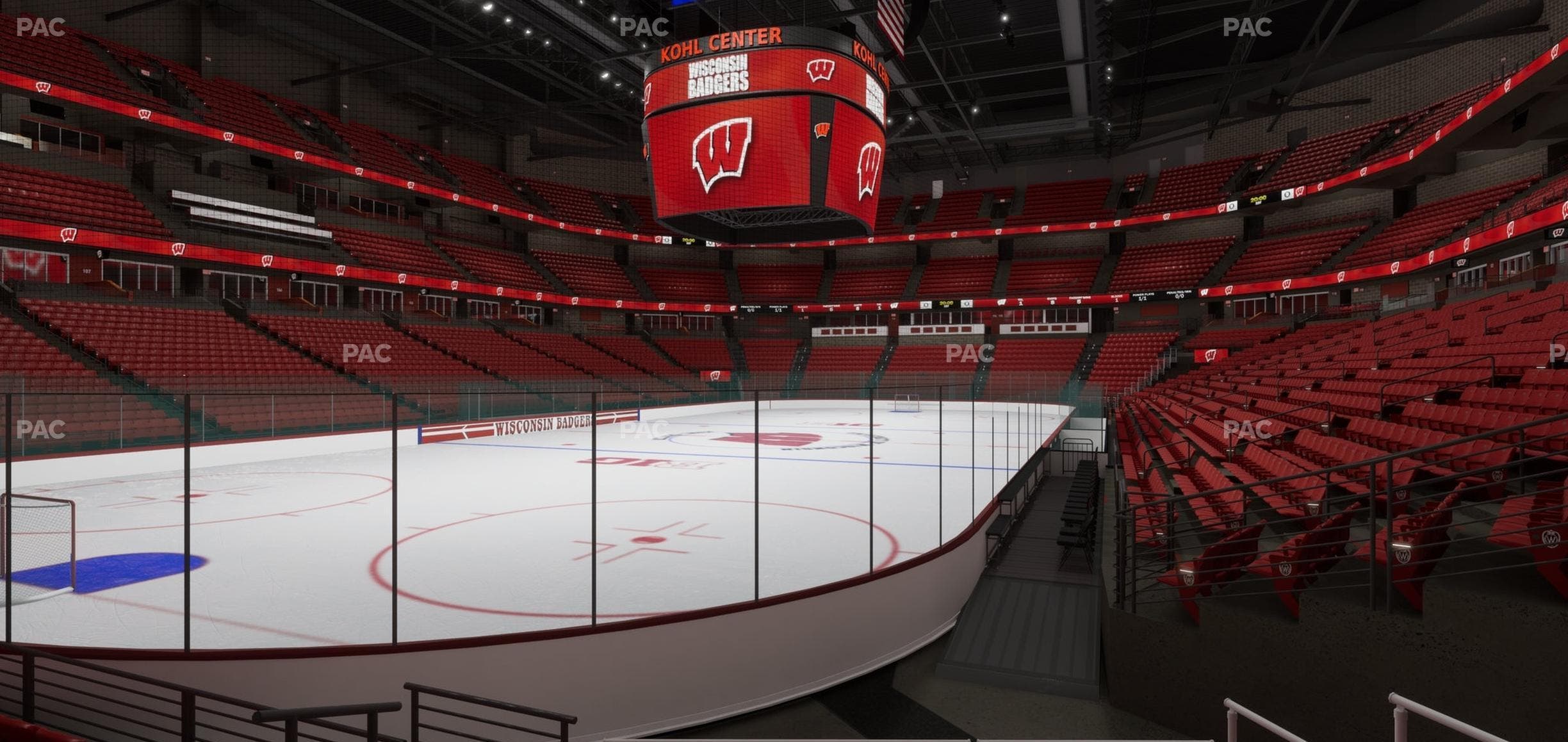 Kohl Center - Section 127 Seat View