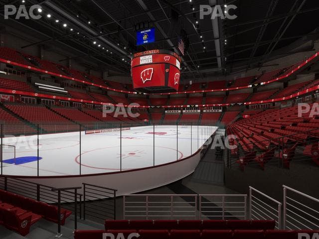 Kohl Center - Section 127 Seat View