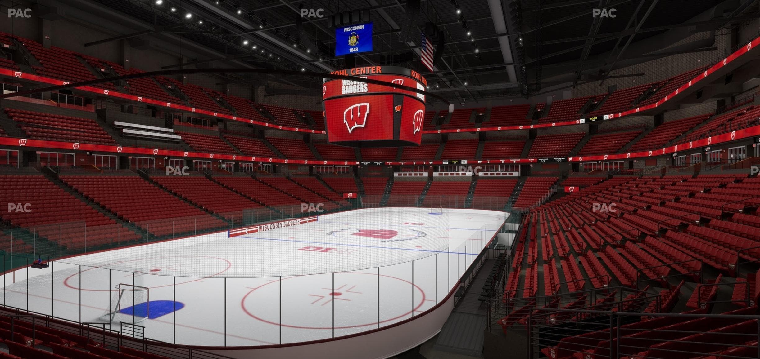 Kohl Center - Section 127 Seat View