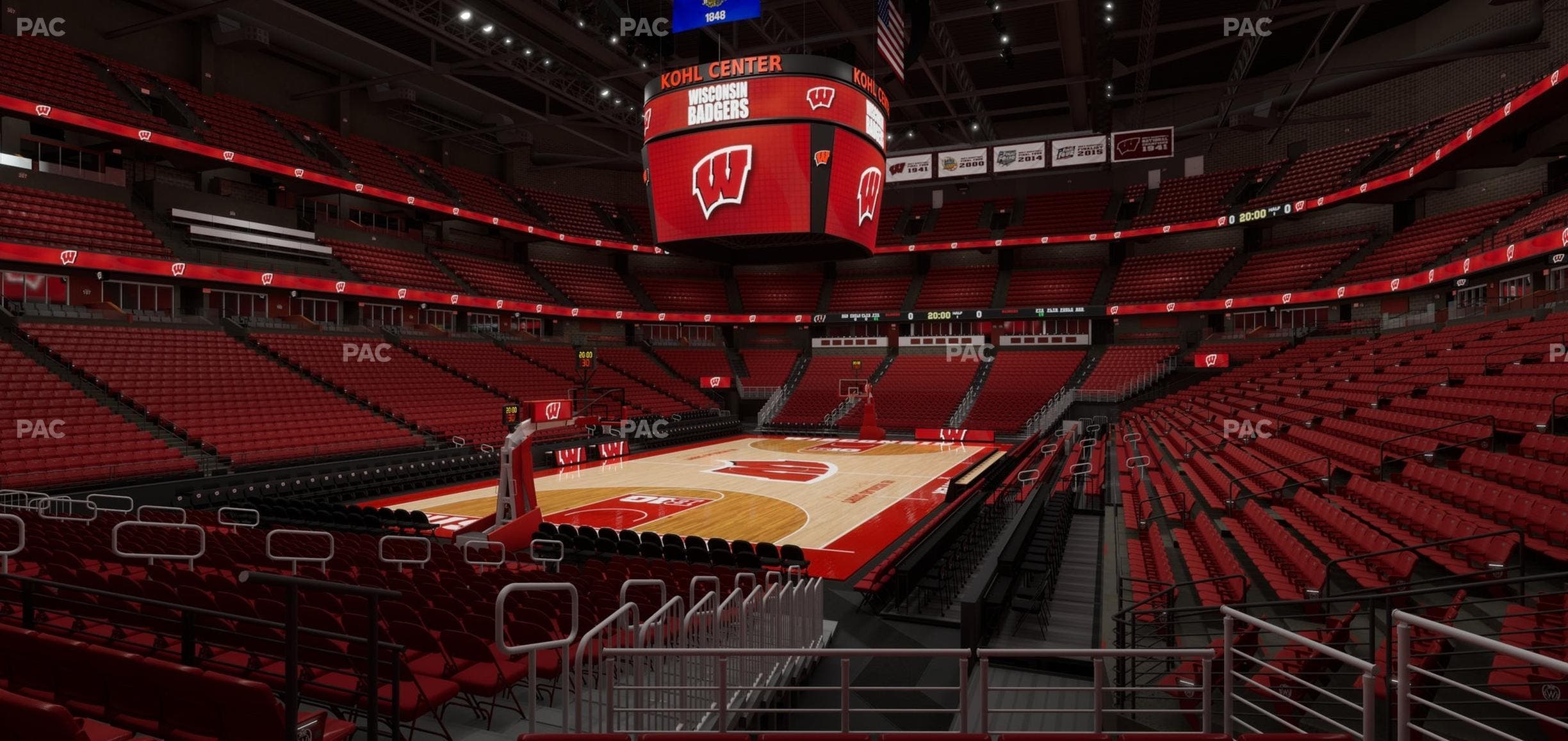 Kohl Center - Section 127 Seat View