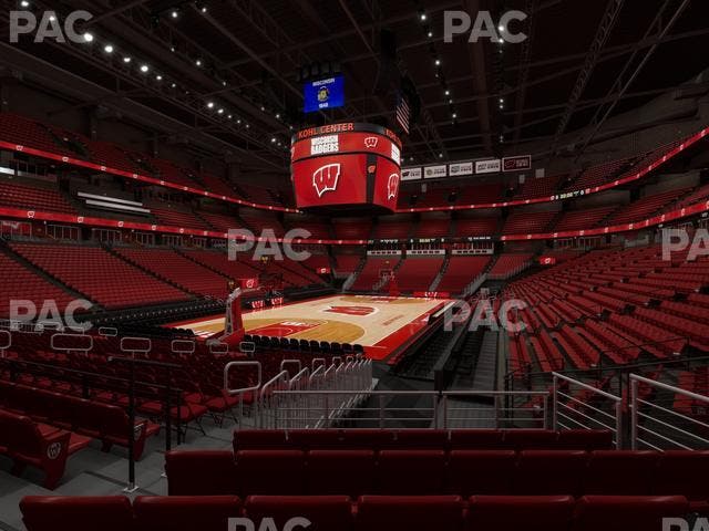 Kohl Center - Section 127 Seat View