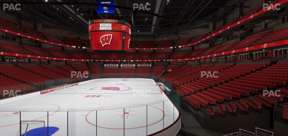 Kohl Center - Section 128 Seat View