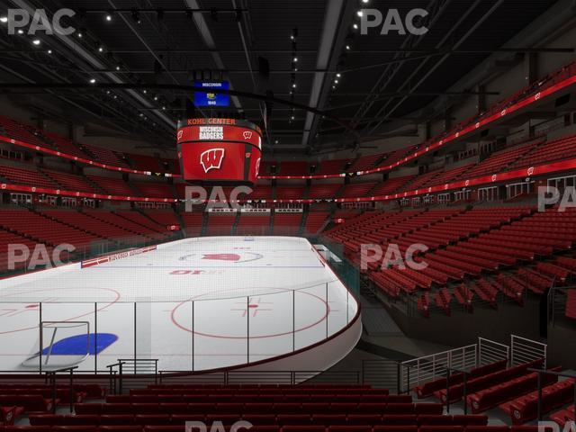 Kohl Center - Section 128 Seat View
