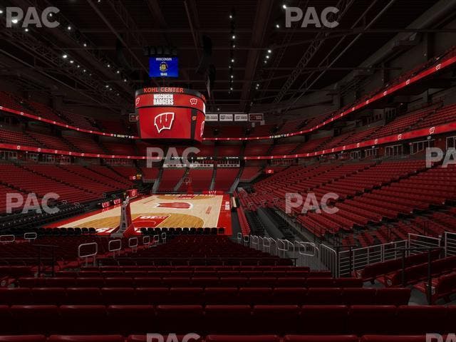 Kohl Center - Section 128 Seat View