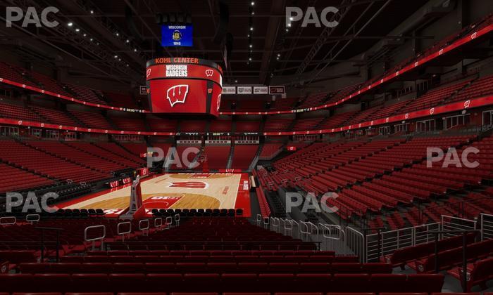 Kohl Center - Section 128 Seat View
