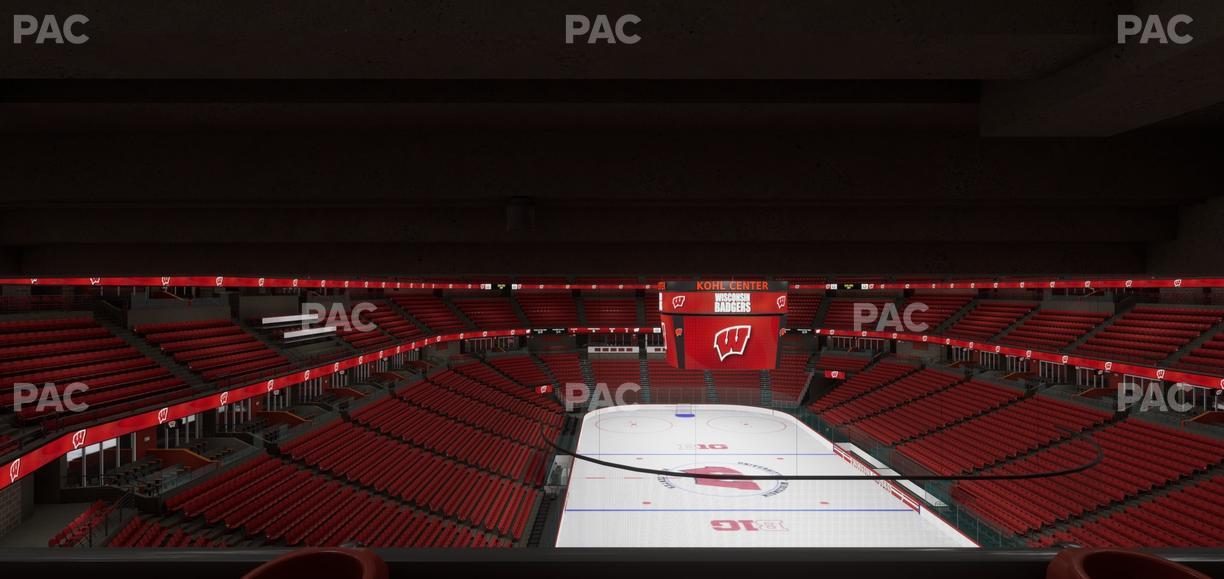 Kohl Center - Section 202 Wc Seat View
