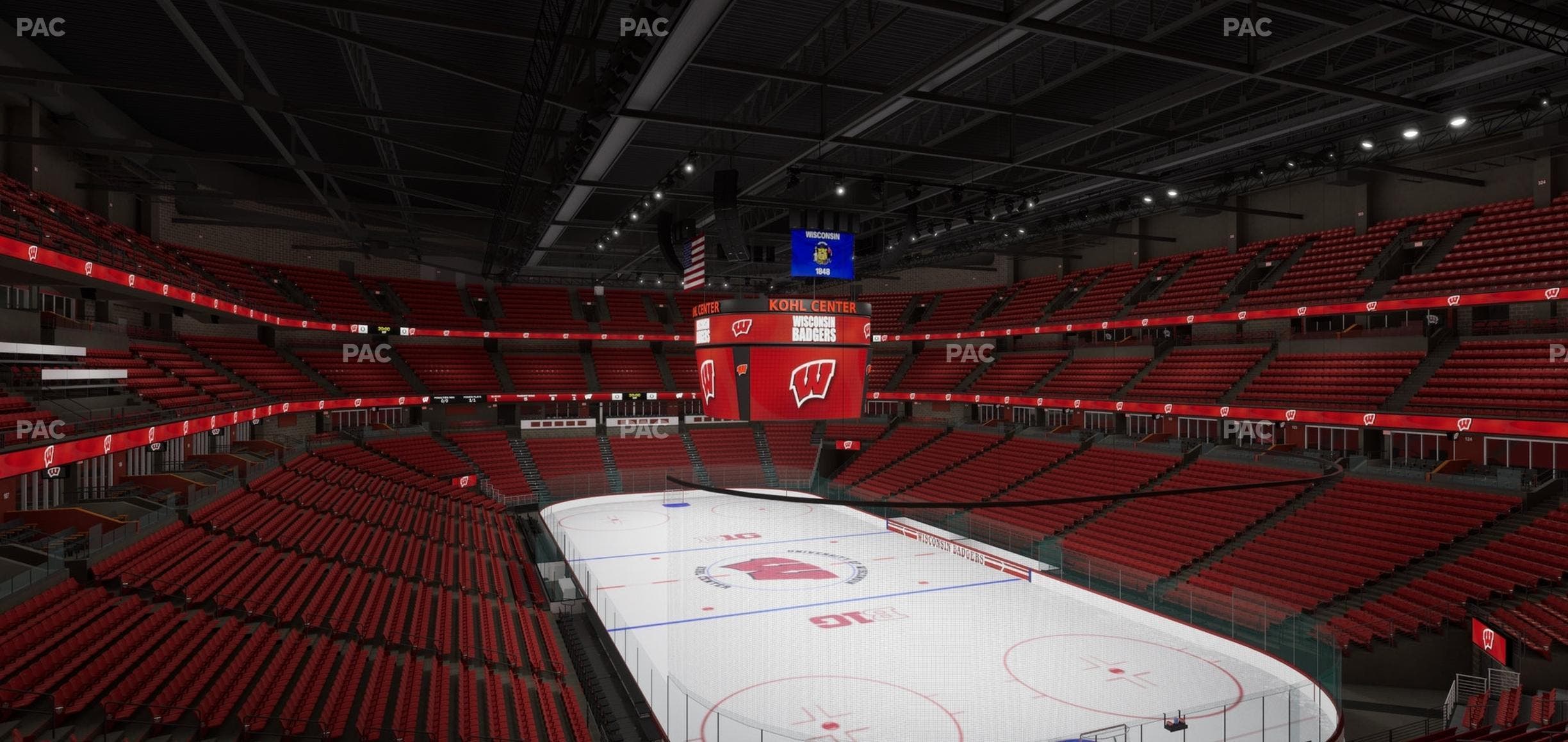 Kohl Center - Section 203 Seat View