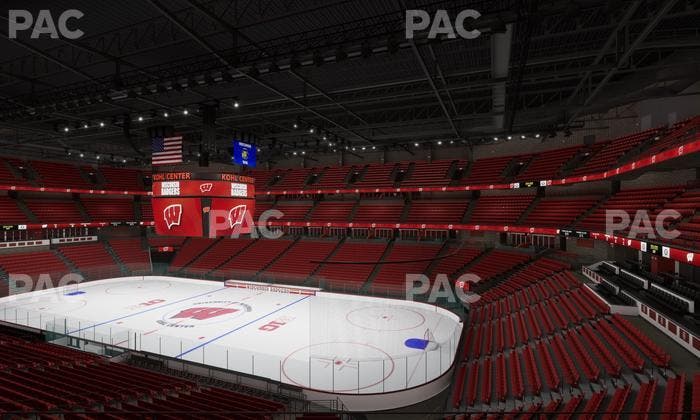 Kohl Center - Section 205 Seat View