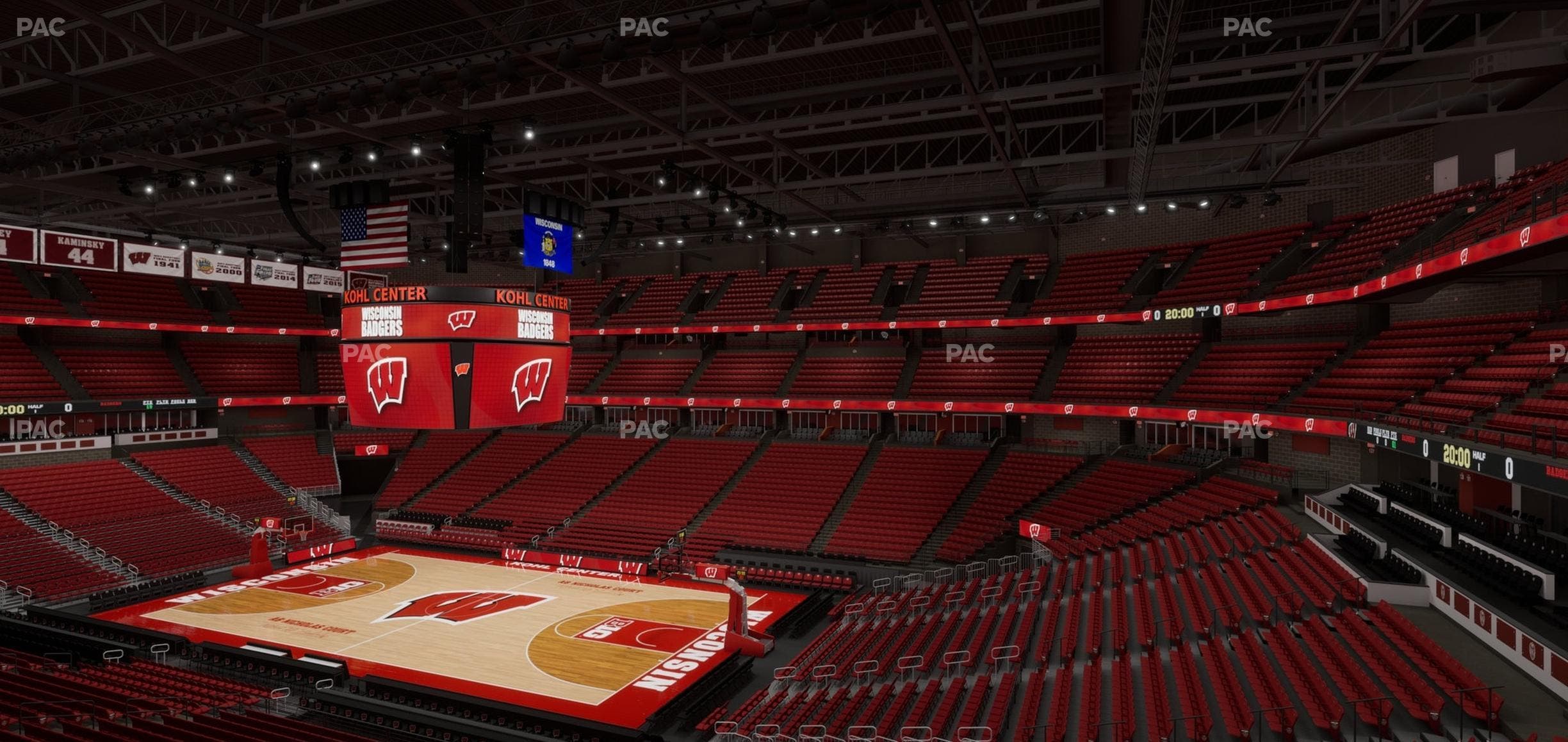 Kohl Center - Section 205 Seat View