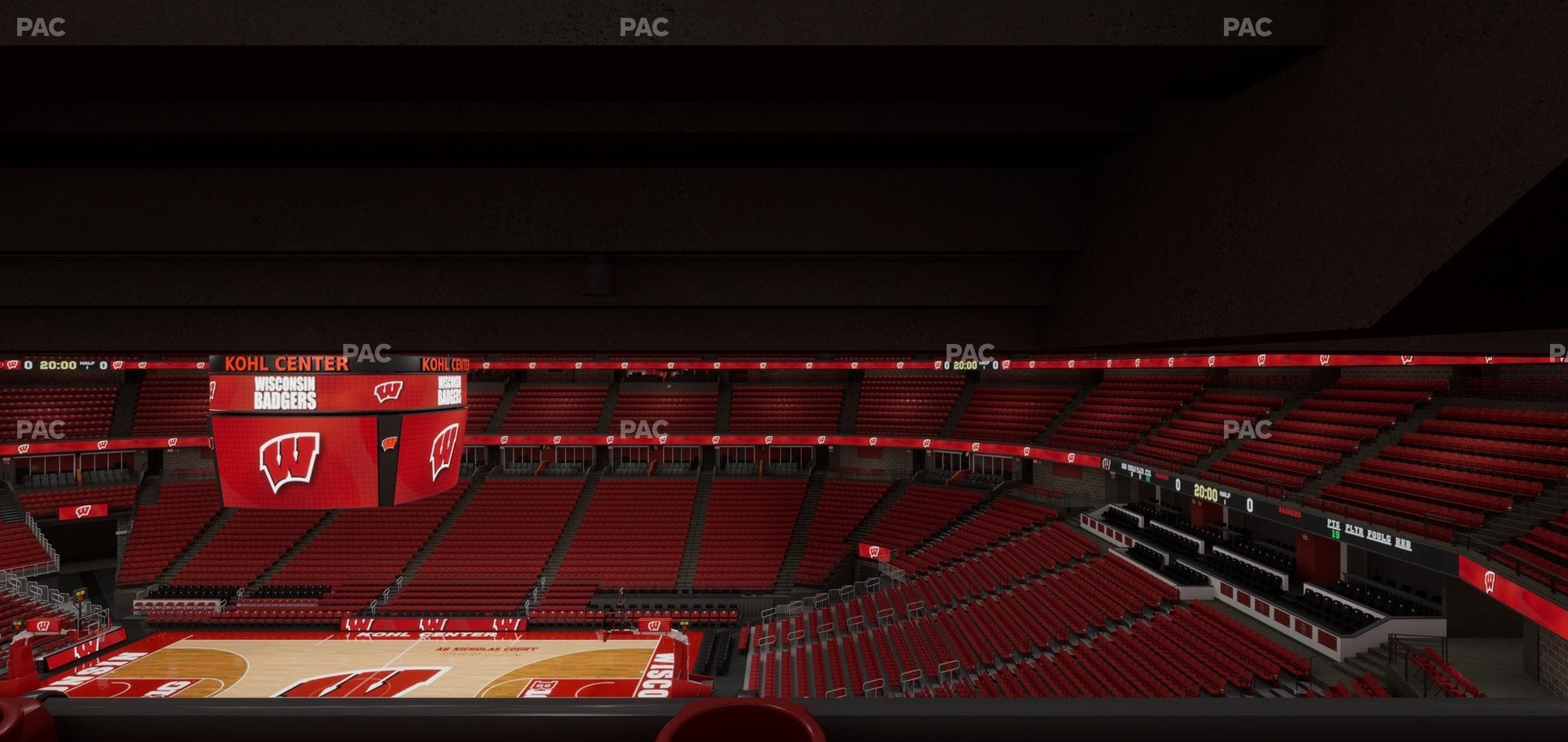 Kohl Center - Section 206 Wc Seat View