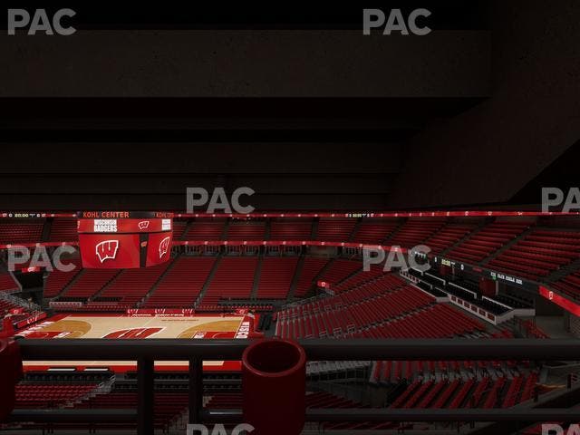 Kohl Center - Section 206 Wc Seat View