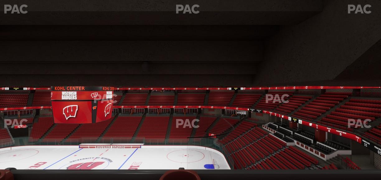 Kohl Center - Section 206 Wc Seat View