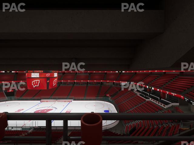 Kohl Center - Section 206 Wc Seat View