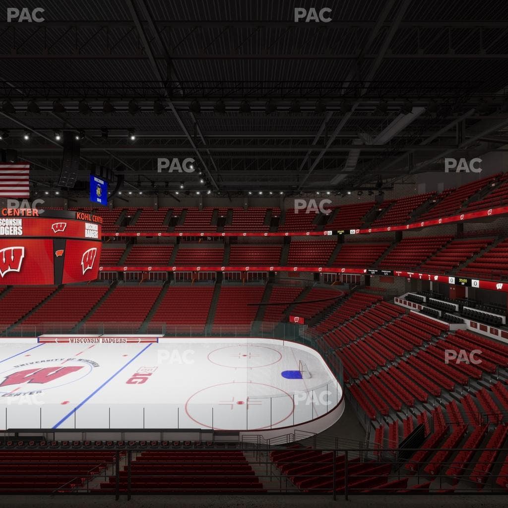 Kohl Center - Section 206 Seat View