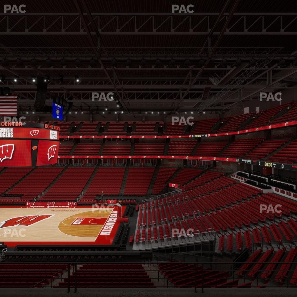 Kohl Center - Section 206 Seat View