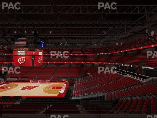 Kohl Center - Section 206 Seat View