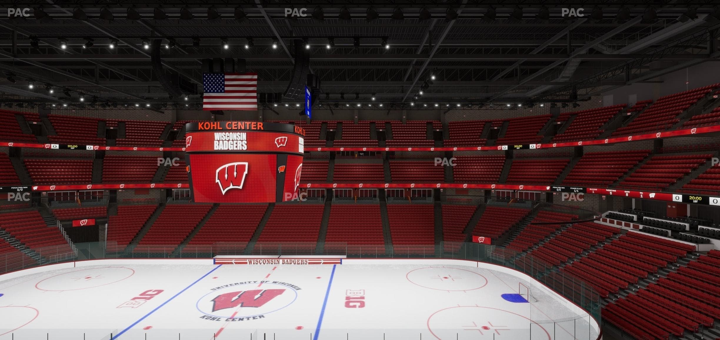 Kohl Center - Section 207 Seat View