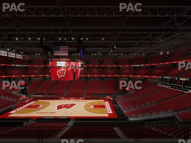 Kohl Center - Section 207 Seat View