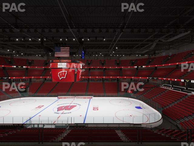 Kohl Center - Section 207 Seat View