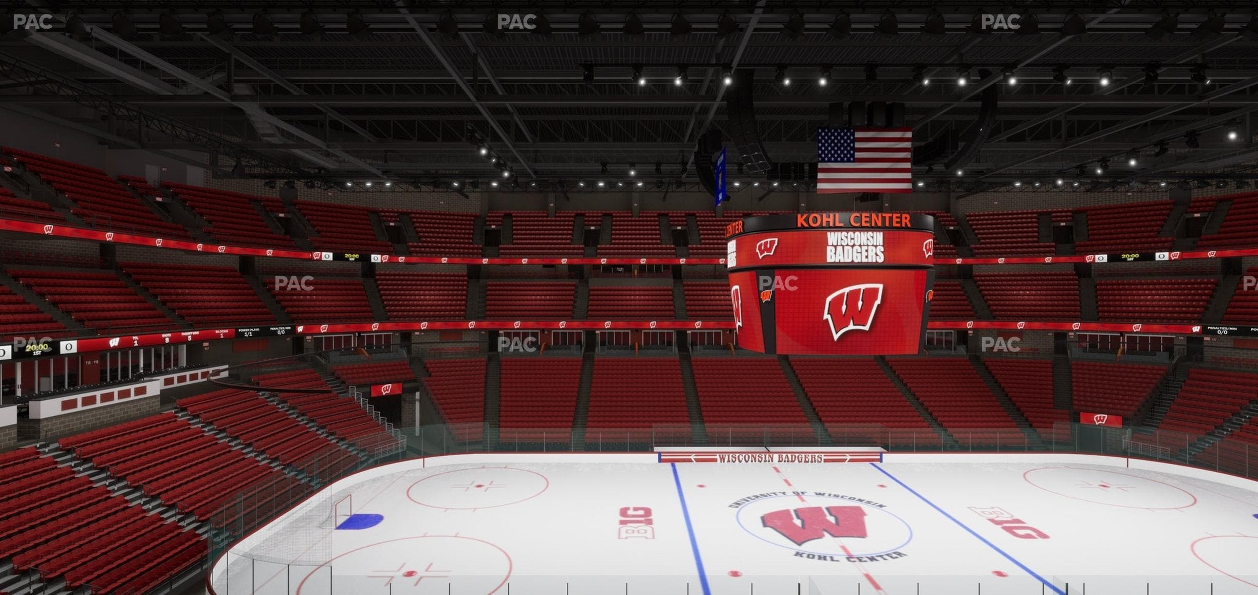 Kohl Center - Section 209 Seat View