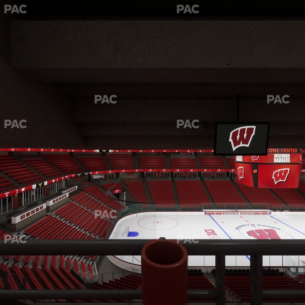 Kohl Center - Section 210 Wc Seat View