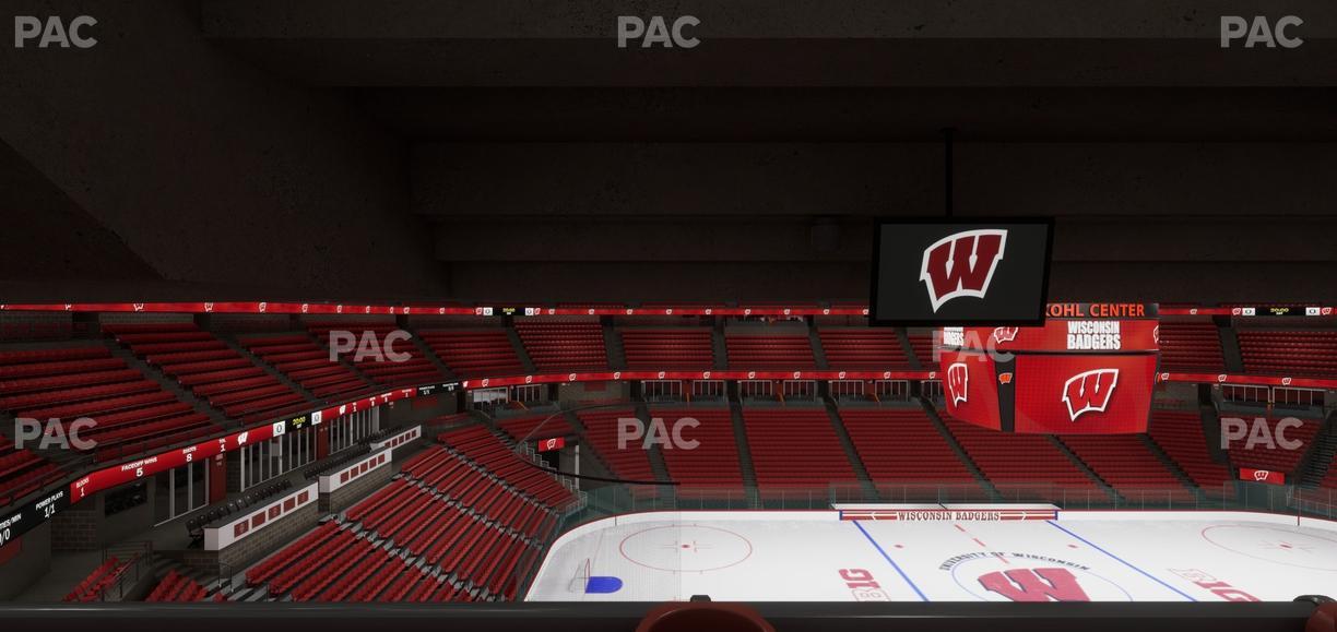 Kohl Center - Section 210 Wc Seat View