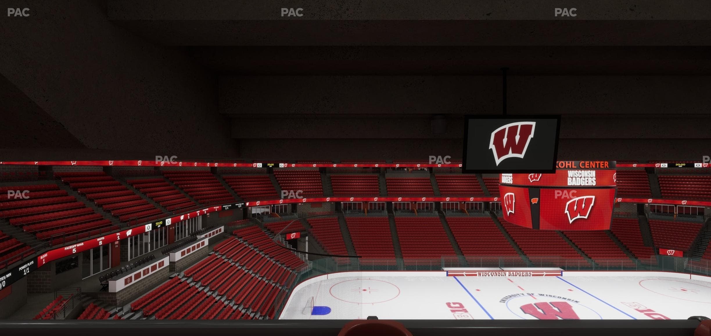 Kohl Center - Section 210 Wc Seat View