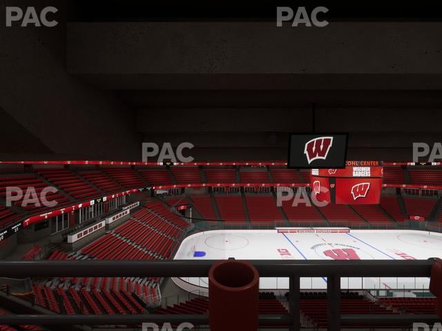 Kohl Center - Section 210 Wc Seat View