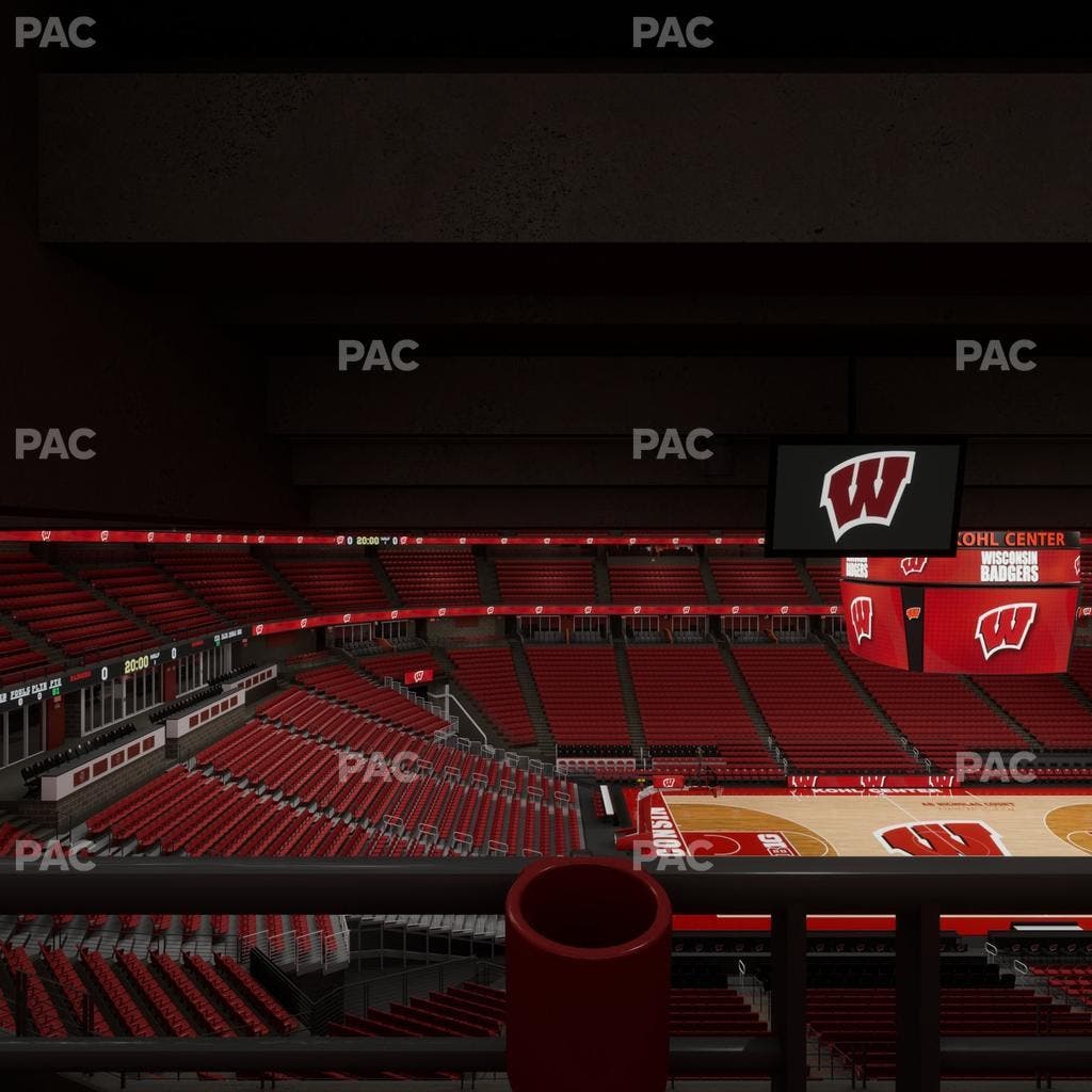 Kohl Center - Section 210 Wc Seat View