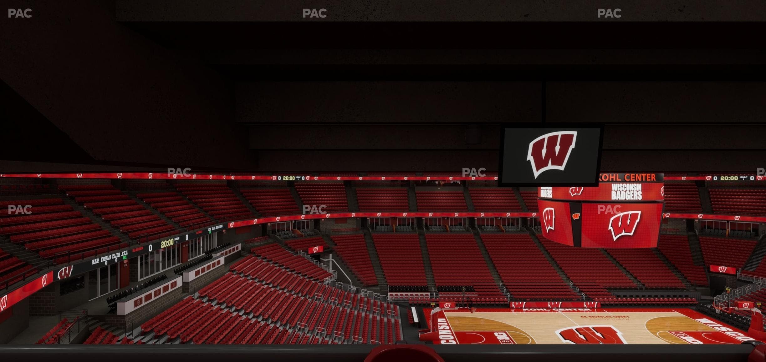 Kohl Center - Section 210 Wc Seat View