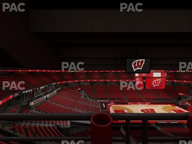 Kohl Center - Section 210 Wc Seat View