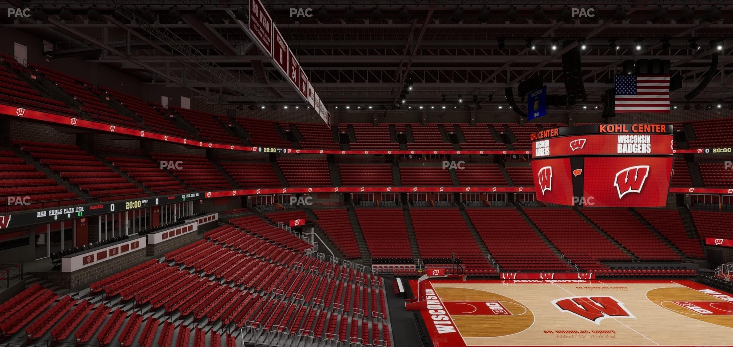 Kohl Center - Section 210 Seat View