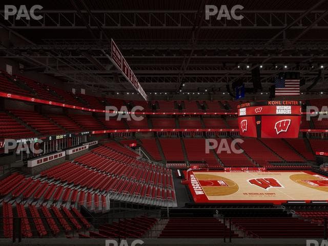 Kohl Center - Section 210 Seat View