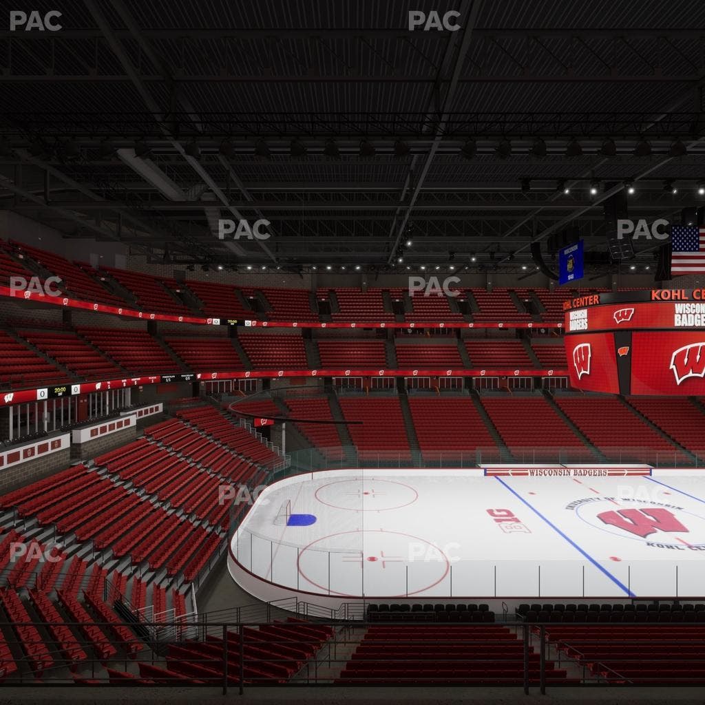 Kohl Center - Section 210 Seat View