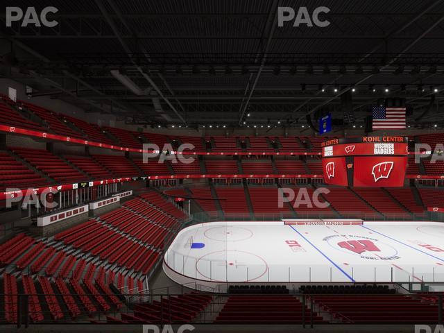 Kohl Center - Section 210 Seat View