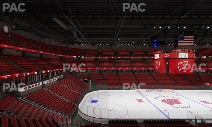 Kohl Center - Section 210 Seat View