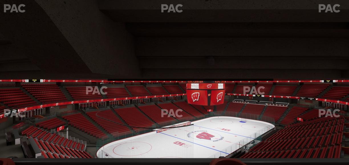 Kohl Center - Section 212 Wc Seat View