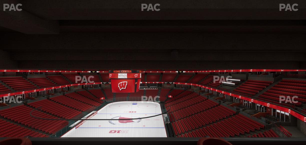 Kohl Center - Section 214 Wc Seat View