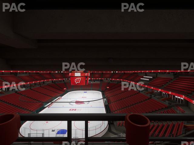 Kohl Center - Section 214 Wc Seat View
