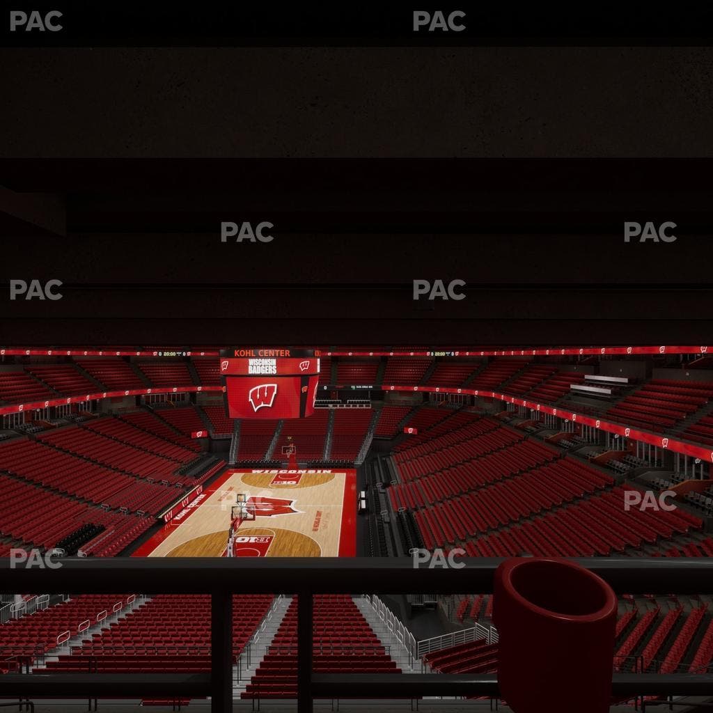 Kohl Center - Section 214 Wc Seat View