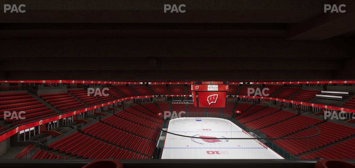 Kohl Center - Section 216 Wc Seat View