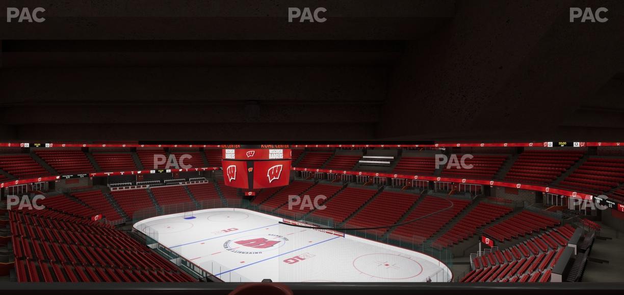 Kohl Center - Section 218 Wc Seat View