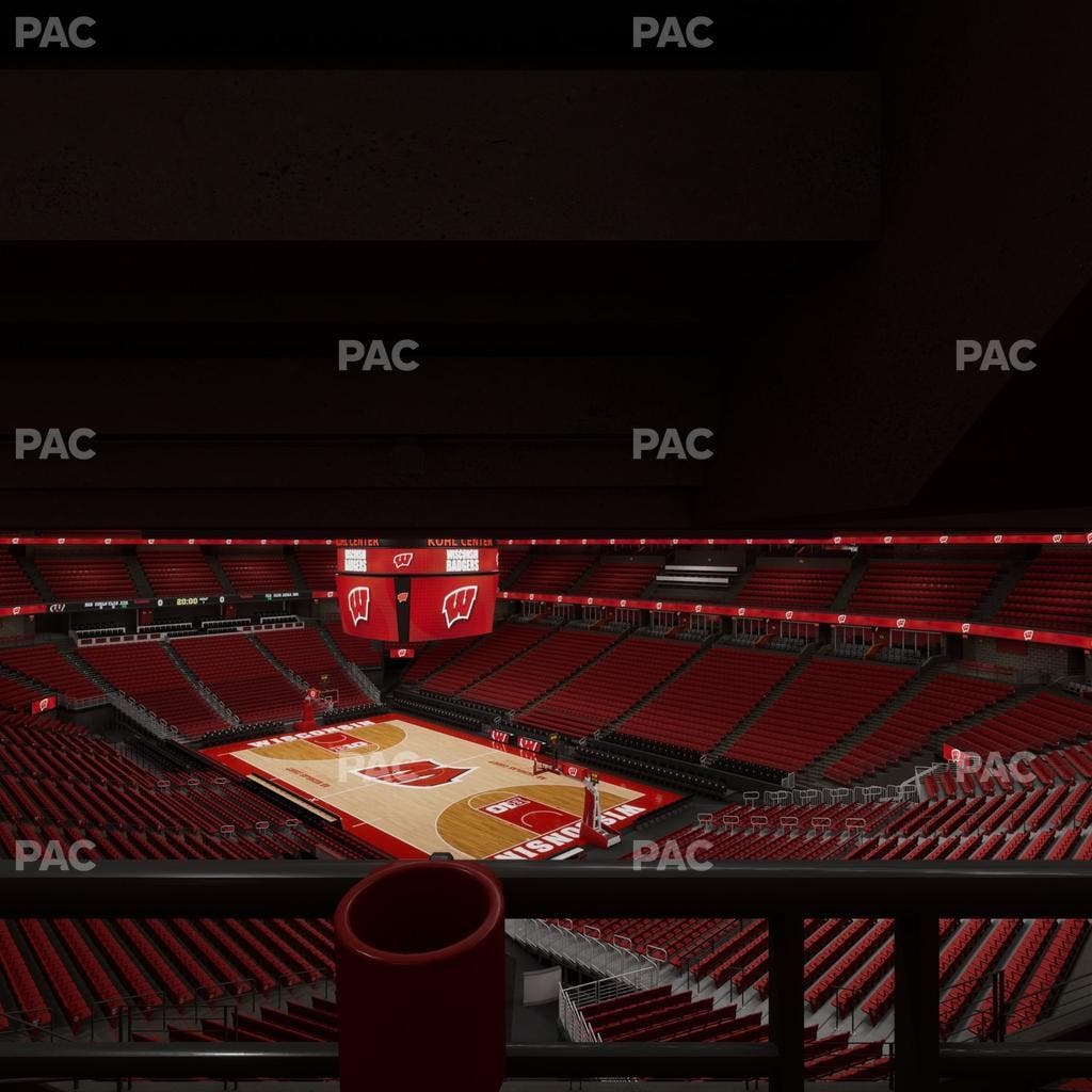 Kohl Center - Section 218 Wc Seat View