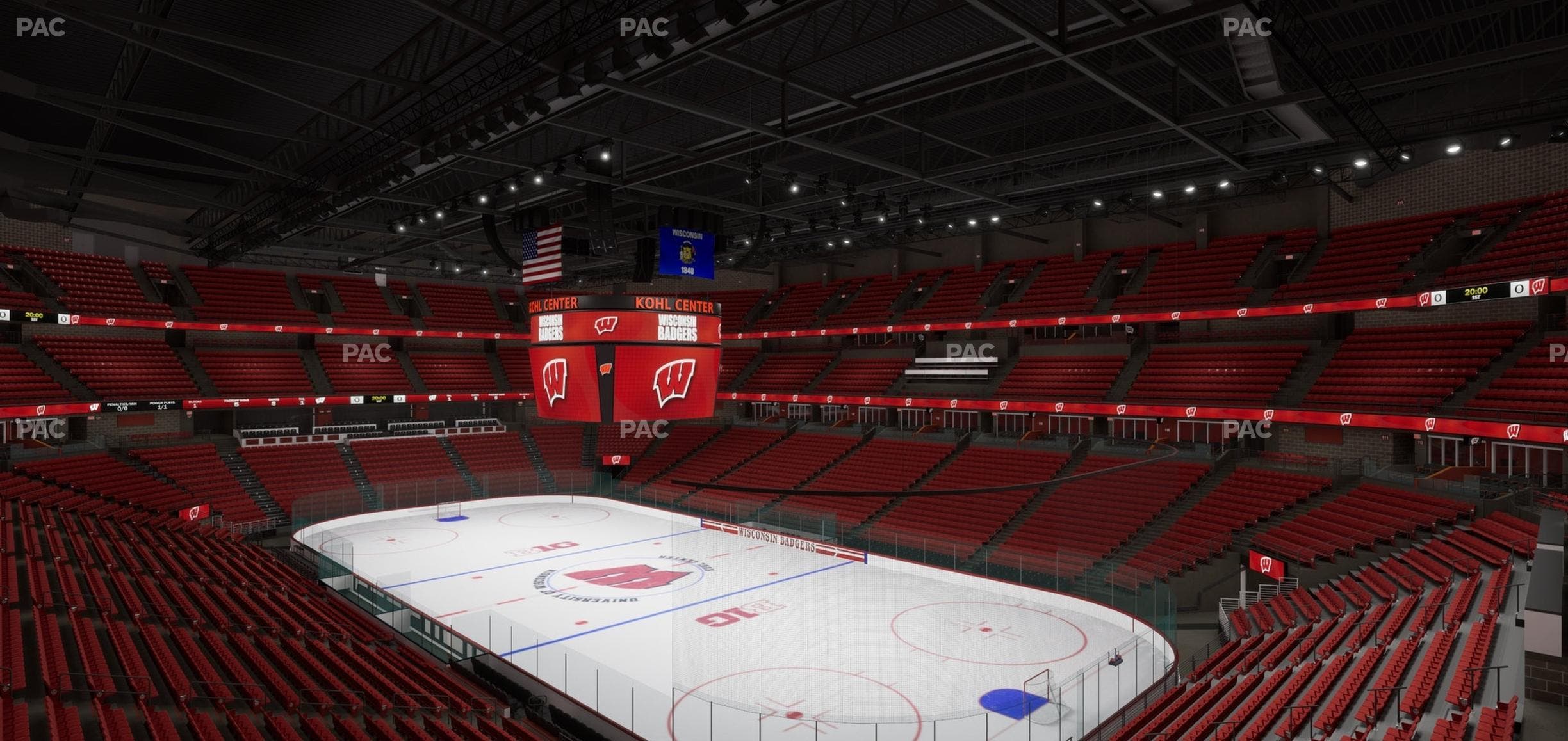 Kohl Center - Section 218 Seat View