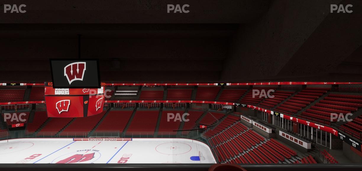 Kohl Center - Section 220 Wc Seat View