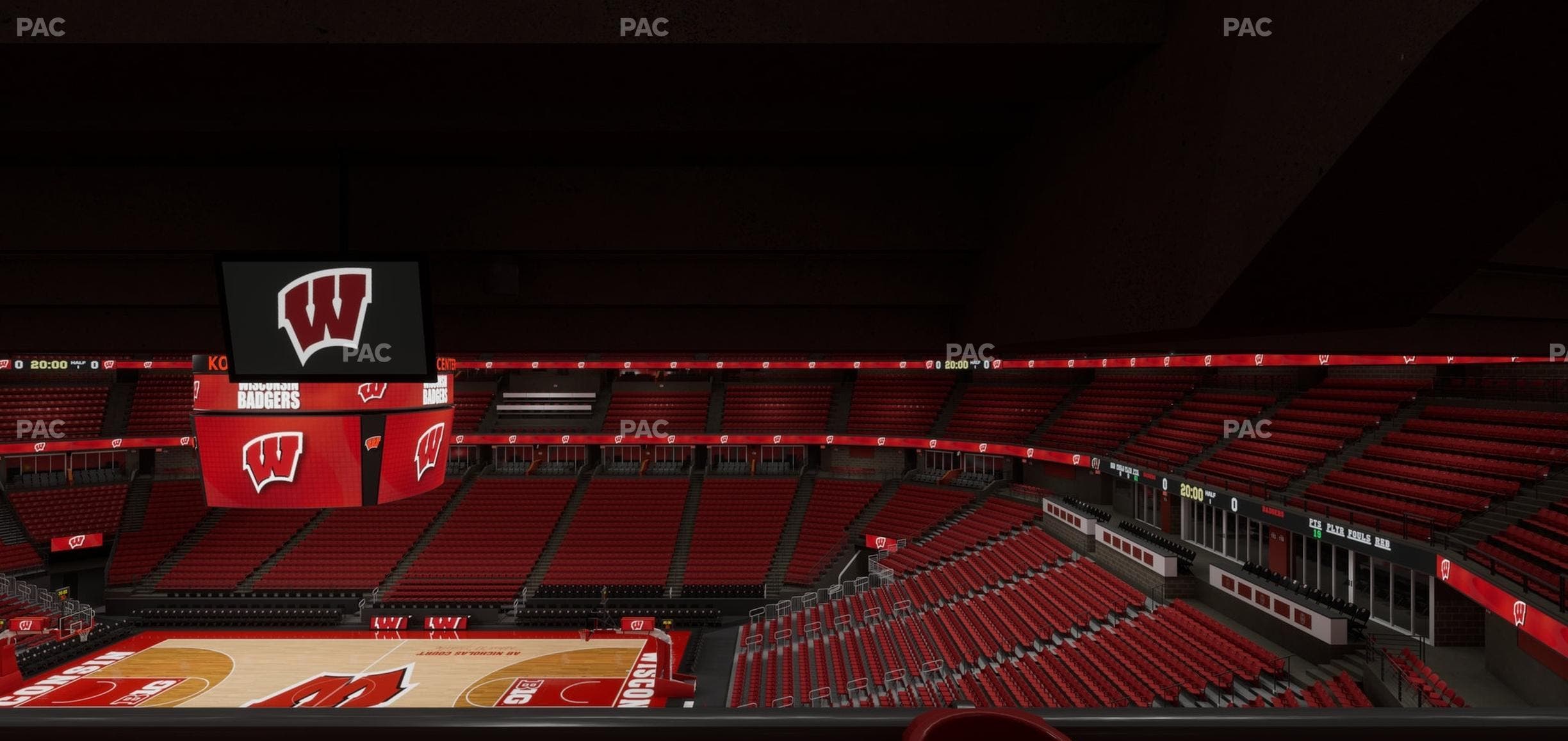 Kohl Center - Section 220 Wc Seat View