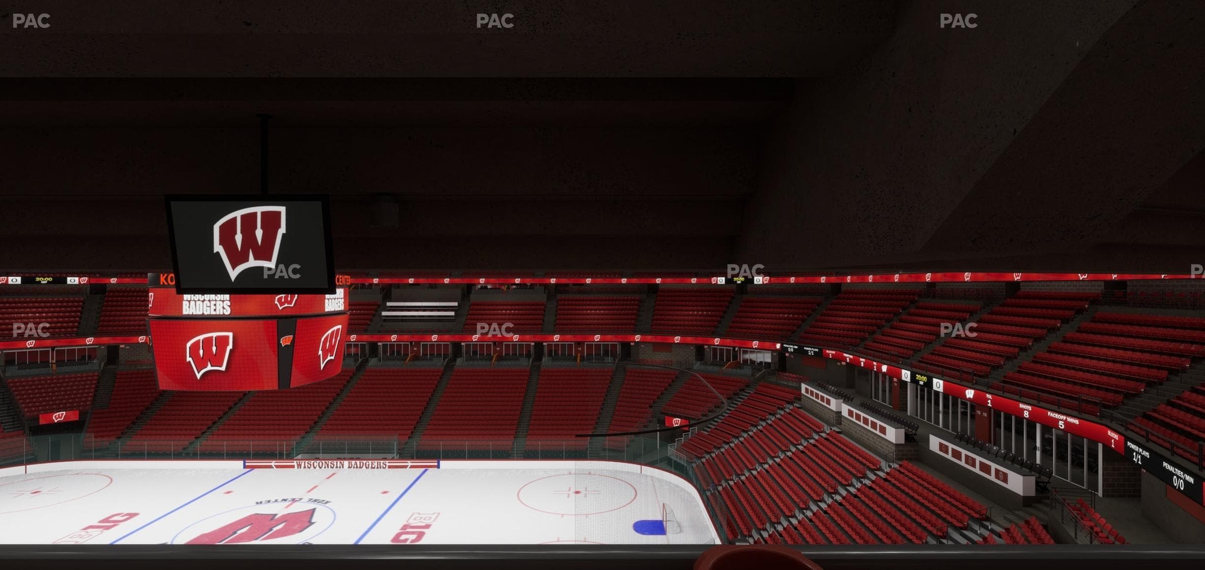 Kohl Center - Section 220 Wc Seat View