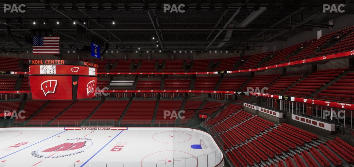 Kohl Center - Section 220 Seat View